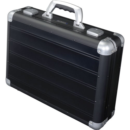 ALUMAXX Attaché Laptopkoffer VENTURE Aluminium Aktenkoffer Pilotenkoffer Aluaktenkoffer schwarz matt 45164