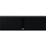 thumbnail of Querkalender 774 Black Classic 32,6x10,2cm 1 Woche/2 Seiten Balacron schwarz 2026.