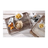 thumbnail of Vassoio da servizio in melamina con stampa tipo legno, HENDI, Legna, 240x340mm