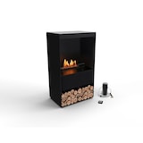 thumbnail of Planika - Senso Stove BEV Bioethanol-Kamin ohne Abzug, Fernbedienung, Stahl, Bioethanol-Ofen