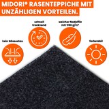 thumbnail of Rasenteppich 200 x 1000 cm Schwarz mit Noppen Kunstrasen Teppich Balkon Terrasse Outdoor