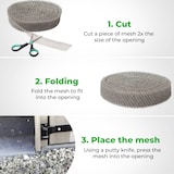 thumbnail of VerminBuster Mäusenetz – 5 m x 5 cm – Rattennetz – Edelstahl-Abwehrnetz – Stoßfugengitter