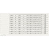 thumbnail of Organisationsstreifen Alpha Packung mit 25 Stück