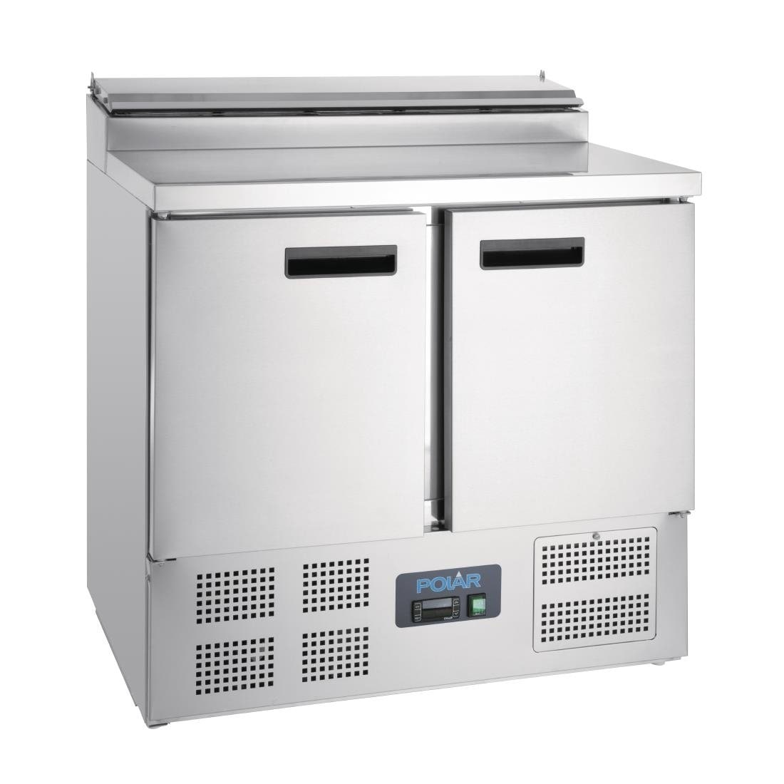 Polar Serie G Pizzakühltisch Saladette 2-türig 254L