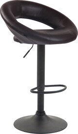 thumbnail of Barhocker Olinda Kunstleder braun/schwarz