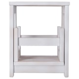 thumbnail of MUEBLEAR - Trittleiterhocker 2 Stufen Weiß 32 x 23 x 40 cm