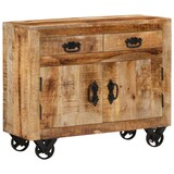 thumbnail of vidaXL Dressoir 80x30x65 cm massief ruw mangohout