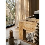 thumbnail of Couchtisch 110 x 60 x 47 cm Massiv-Holz Mango Natur, Landhaus-Stil Wohnzimmertisch Rustikal Kaffeetisch, Massivholztisch