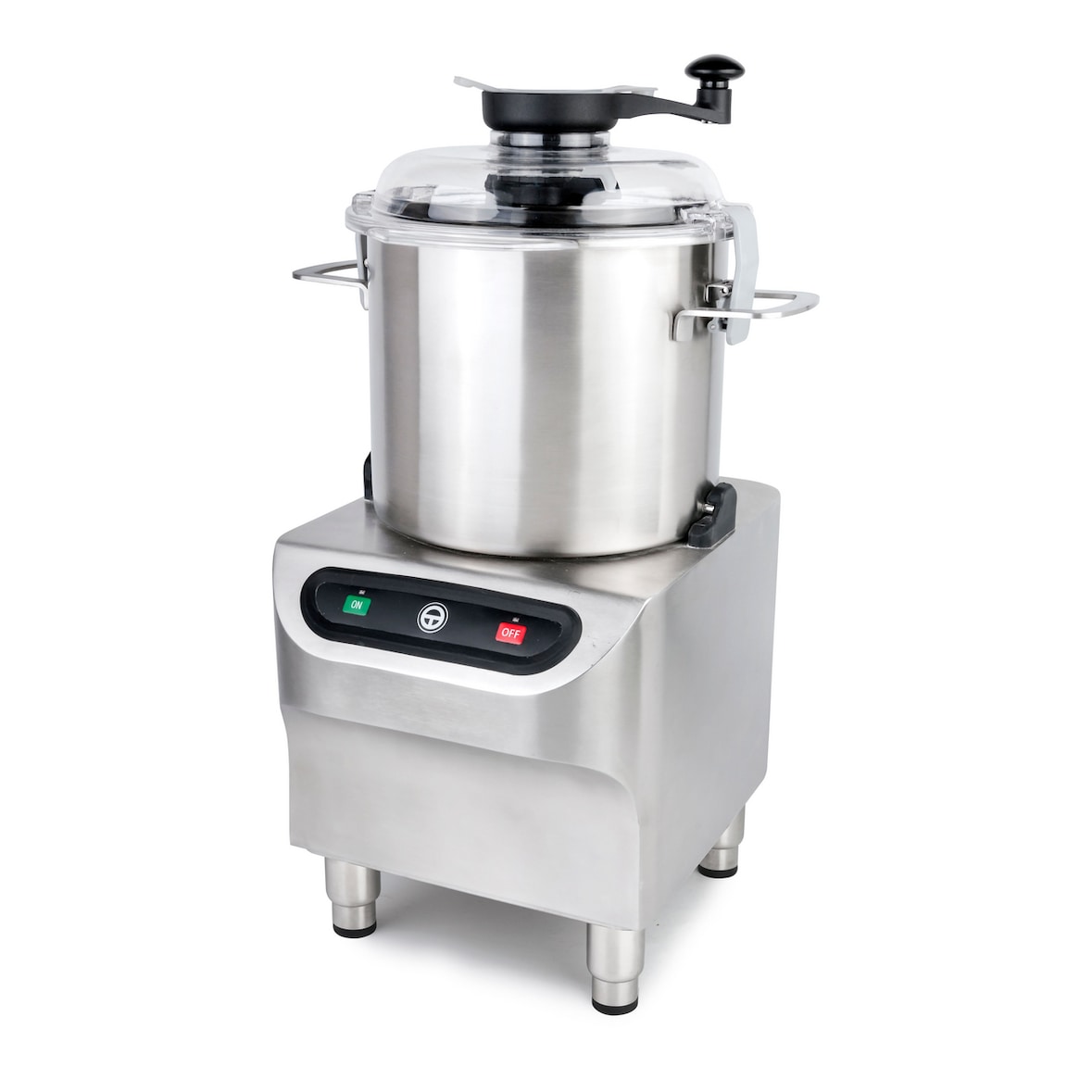 METRO PROFESSIONAL Tritatutto elettrico per verdure GFC1008, acciaio inox, 33.8 x 37.2 x 61.8 cm, 8 L, 800 W, funzione a impulsi, apertura di ricarica