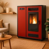 thumbnail of Poêle à granulés Air Slim Astral 12,2 kW Bordeaux Sannover