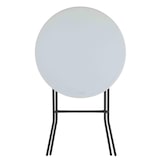 thumbnail of Table haute mange debout + housse rose