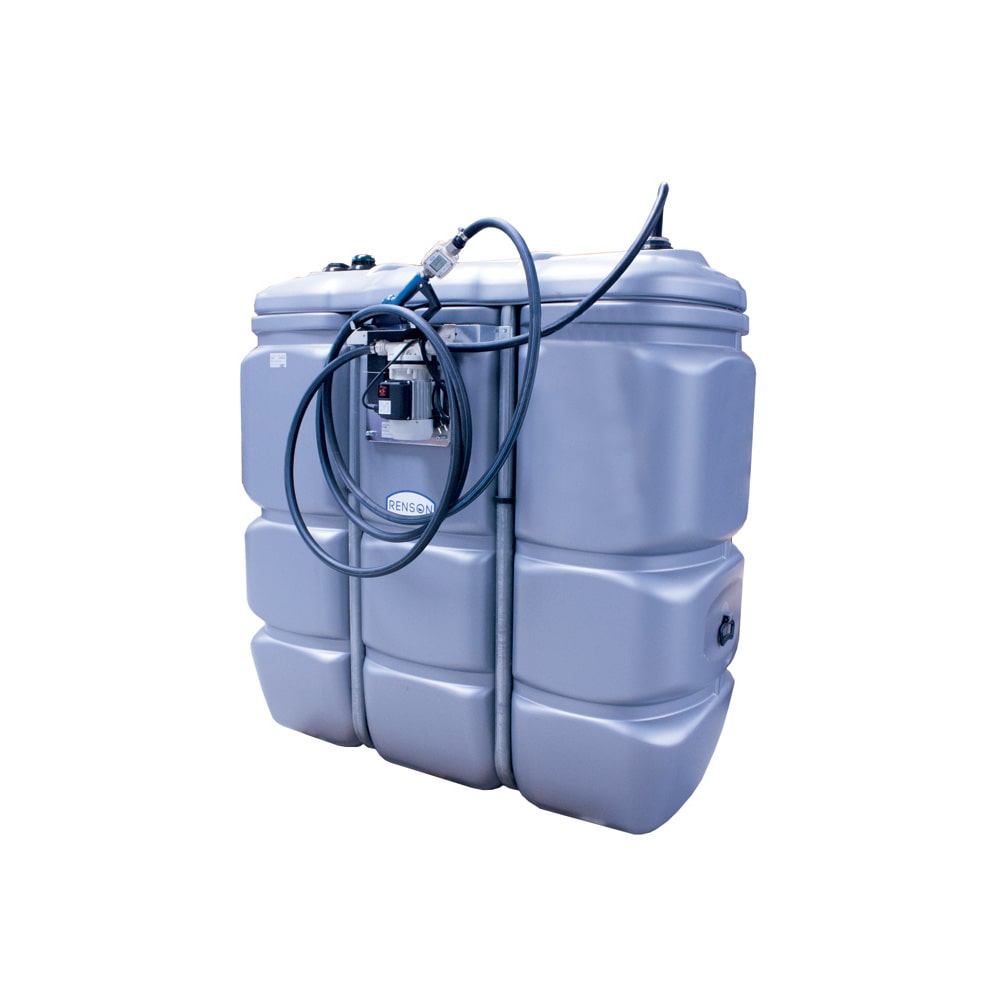 Cuve de stockage adblue 2000l avec pistolet et débitmètre - GRIS