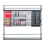 thumbnail of Metaltex Estantería para especias de pared Pepito 3 alturas negro