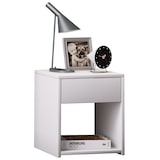 thumbnail of VCM Nachttisch Sledo Weiß H. 40 x B. 35 x T. 35 cm