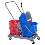 thumbnail of HOMCOM Carrello Pulizie con Ruote 2 Secchi da 25L e Strizzatore
