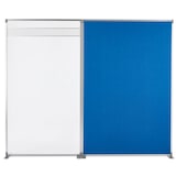 thumbnail of magnetoplan Raumteiler Textil, blau, mit Aluminiumrahmen