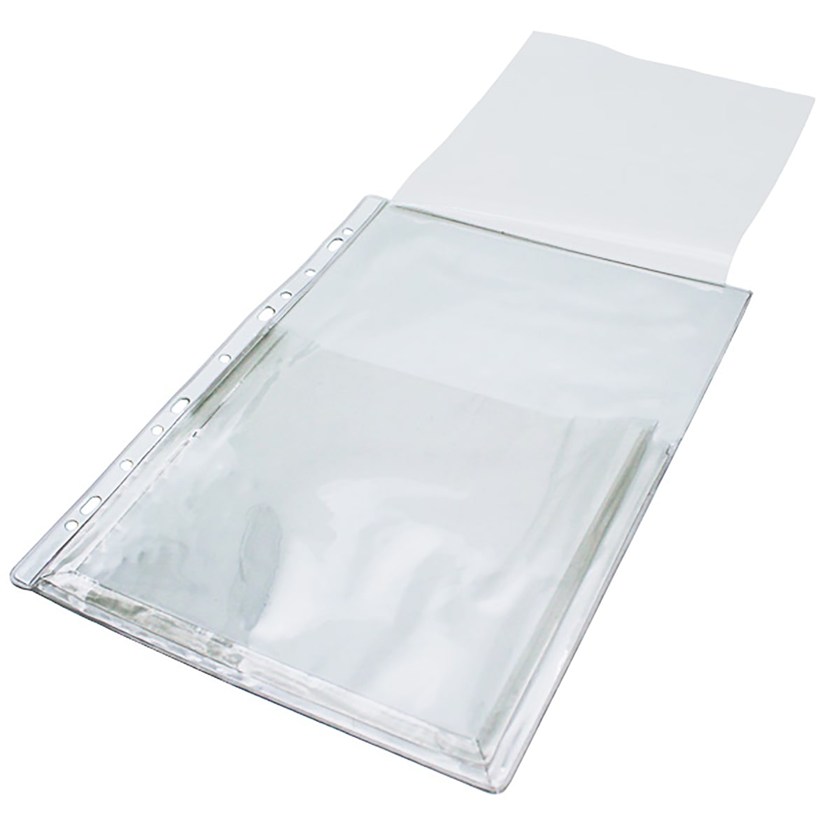Pochettes A4 perforees a soufflet grande capacite x10