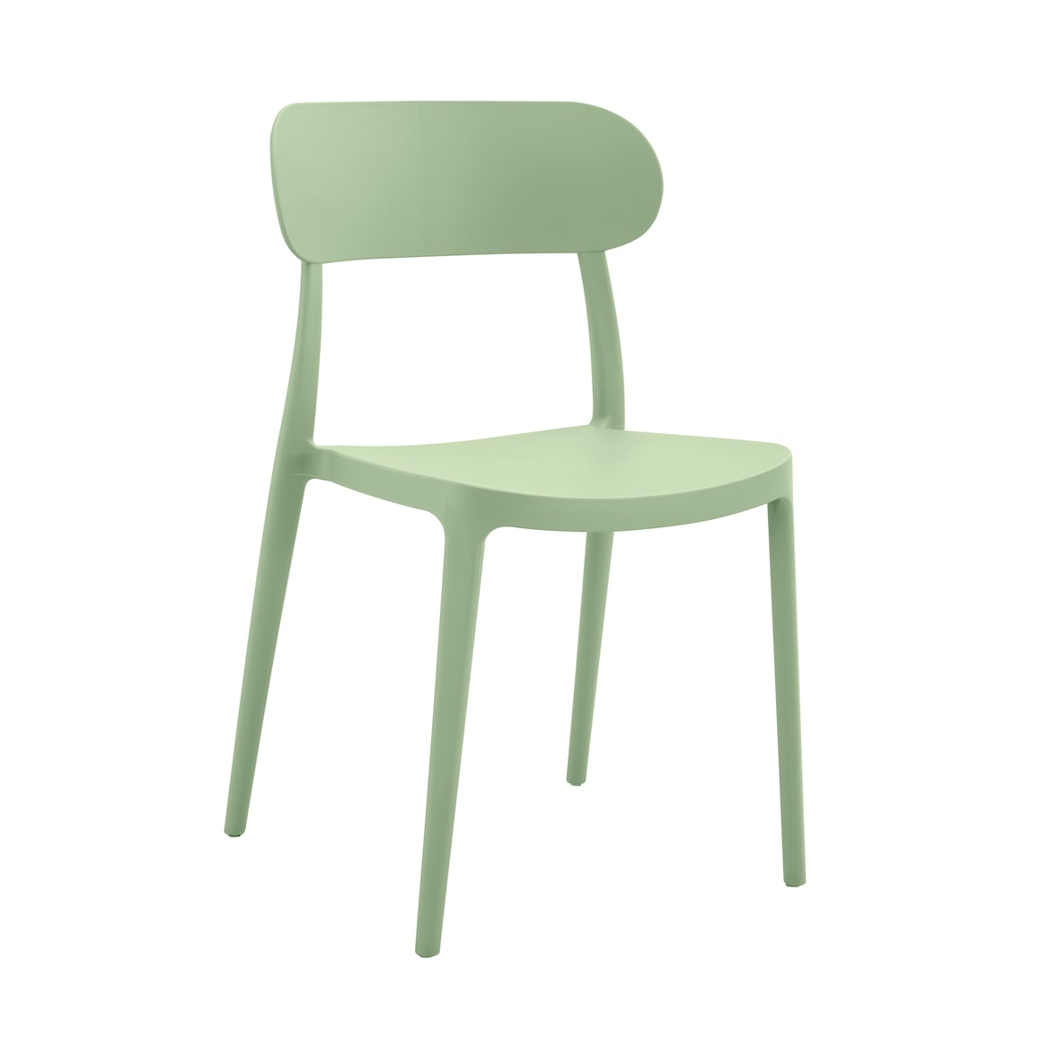 METRO PROFESSIONAL Silla apilable Gastro, plástico, verde menta