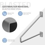 thumbnail of 2er Set Regalhalter Regalwinkel Regalträger Wandkonsole Konsole Metall Halter Silber