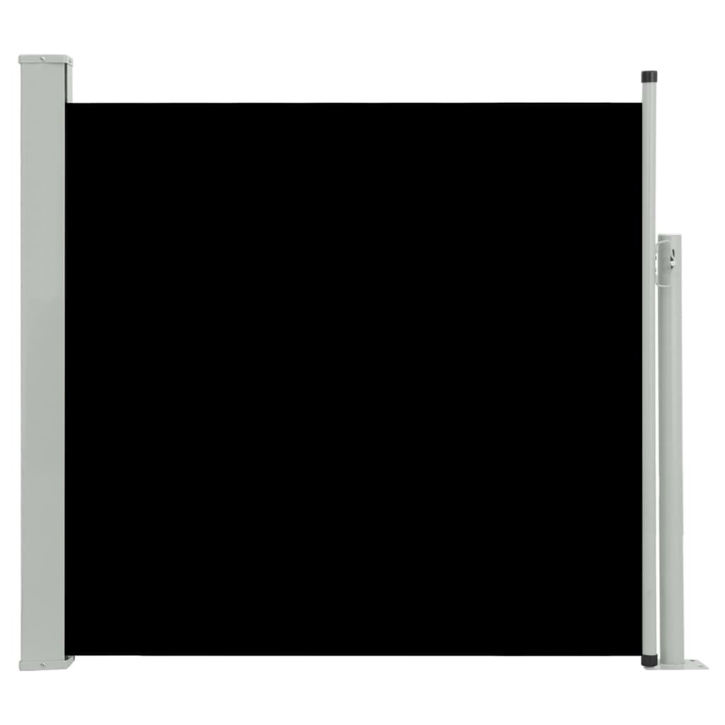 vidaXL Ausziehbare Seitenmarkise 170×300 cm Schwarz
