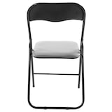 thumbnail of Set van 2 klapstoelen Felix grijs/zwart