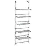 thumbnail of vidaXL Droogrek 5-laags hangend aluminium