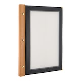 thumbnail of Securit® Menú A4 "Wood" - Negro - 4 vistas