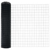 thumbnail of vidaXL Zaun mit Pfosten Grau 0,8 x 10 m Stahl und PVC