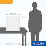 thumbnail of Exquisit Mini-Gefrierschrank, Gefrierschrank klein, 33 Liter, 4-Sterne-Gefrierfach, Kompakt, Temperaturregelung, GB505-040E weiss