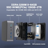 thumbnail of Mini PC Windows Intel Core i7 11ème Génération Ultra Puissant Compact YONIS