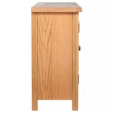 thumbnail of Helloshop26 - Buffet Sideboard Schrank Konsolentisch Aufbewahrungseinheit mit 3 Schubladen 110 cm massives Eichenholz 4402244