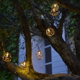 thumbnail of Lumisky Rostige 10-Käfig-Solar-Lichterkette (4 m) Plastik Braun