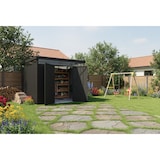 thumbnail of Wasabi – Casetta Da Giardino In Metallo 7,66m² Quarz – Spessore Robusto 0,40mm – Lampada Inclusa – Chiusura Con Chiave – Lucernario 360º – Tetto Piano