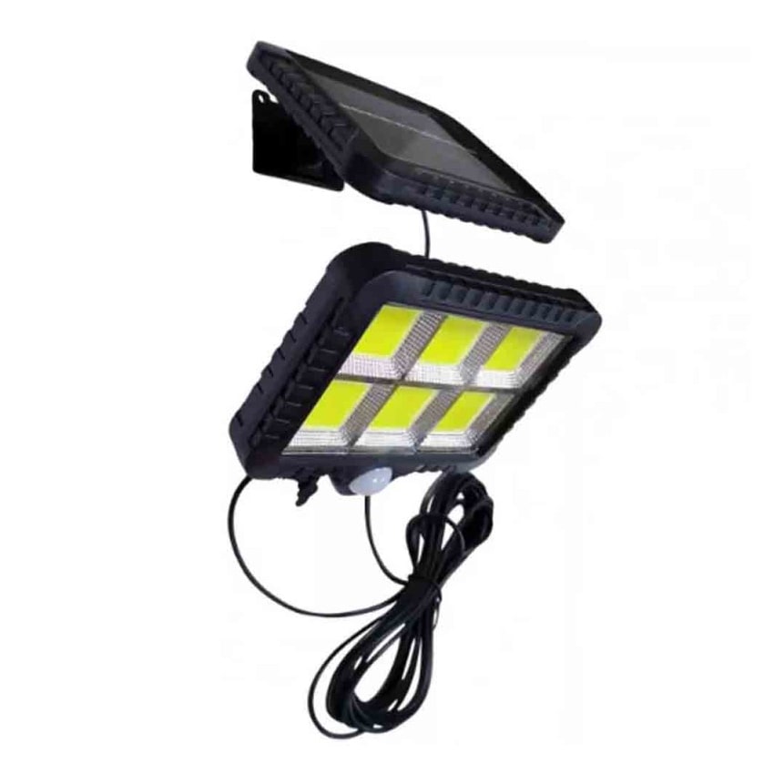 Luz solar de exterior com sensor de movimento LED solar