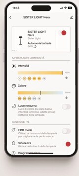 thumbnail of Zafferano -  Zafferano SISTER LIGHT Wi-Fi-Wand Intelligente Wandleuchte Gold wiederaufladbar und dimmbar