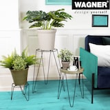 thumbnail of WAGNER Pflanzenständer HAIRPIN STYLE - Ø 26 x 40 cm, für Außen + Innen, Stahldraht schwarz, Tragkraft 40 kg - 25054001