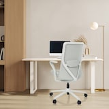 thumbnail of Sedia da ufficio / Sedia girevole VERVIO Schienale 3D in tessuto a rete / Seduta in tessuto bianco hjh OFFICE