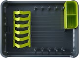 thumbnail of Praktischer Geschirrtrockner aus mattem Edelstahl & Kunststoff | HxBxT 13x31x44,7cm | Anthrazit