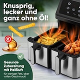 thumbnail of Friteuse à air chaud Air fryer double panier 9L Inox  PC-FR1296H-Inox usage non-intensif Proficook