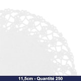 thumbnail of Naperons  53 G/M2 Ø 11,5 Cm Branco Papel (250 Unidades)