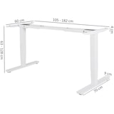 thumbnail of Elektrisch höhenverstellbares Schreibtischgestell Tisch-Gestell Memory Funktion