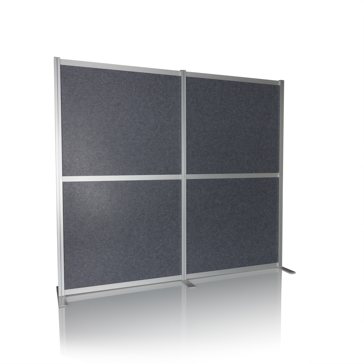 Pared divisoria acústica / pared móvil FLEXMIUT MODUL 167x192 PET gris hjh OFFICE