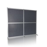 thumbnail of Pared divisoria acústica / pared móvil FLEXMIUT MODUL 167x192 PET gris hjh OFFICE