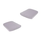 thumbnail of Pack 2 cojines para sillas de jardín, Forma curva, color piedra, Tamaño 45x47x5 cm, Repelente al agua, Desenfundable