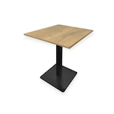 thumbnail of Mesa completa 60x60 cm Roble con pata de mesa negra / GOLDINOX. GOLDINOX