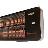 thumbnail of Riscaldatore da terrazza Sunred Lugo Quartz - Alluminio - Rame - Lunghezza 50 cm - Altezza 20 cm - modello da parete - grigio - 2000 Watt