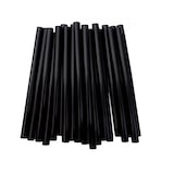 thumbnail of 500 MEHRWEG Cocktail  Strohhalme Plastik schwarz 150*7 mm