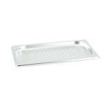 thumbnail of GN Behälter Gastronorm 1/3 20 mm gelocht/perforiert aus Edelstahl GVK ECO