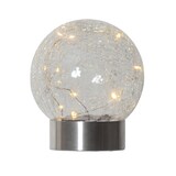 thumbnail of LED Solar Kugel 3in1 Balkonleuchte Tischlampe Wegleuchte Sensor D:12cm