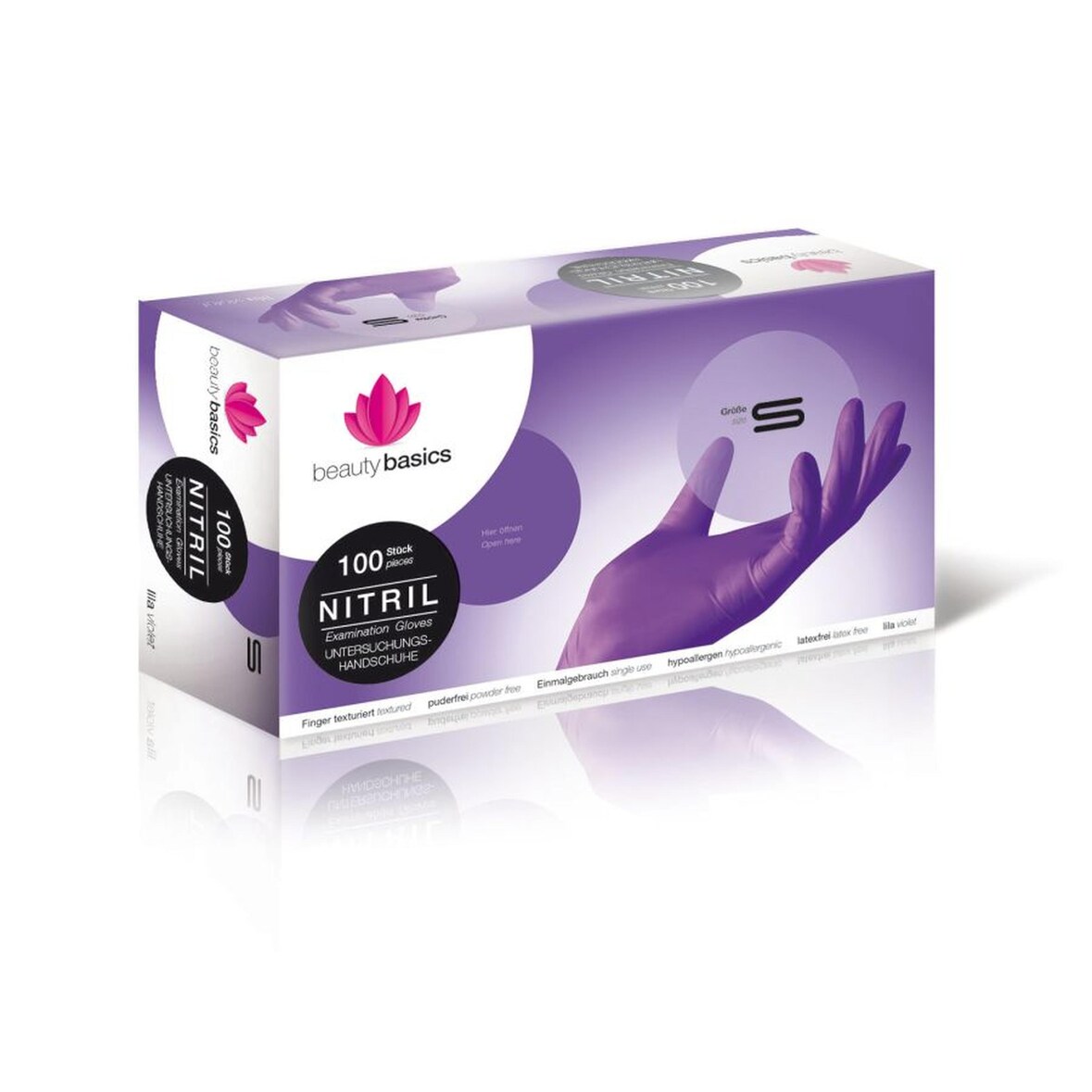 Nitirlhandschuhe Beauty Basic - Gr. M - puderfrei - 1000 Einweghandschuhe